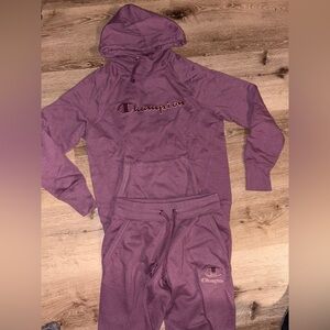Champion Lavender Hoodie and Joggers Set